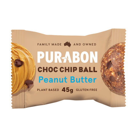 Purabon Choc Chip Ball Peanut Butter | 45g
