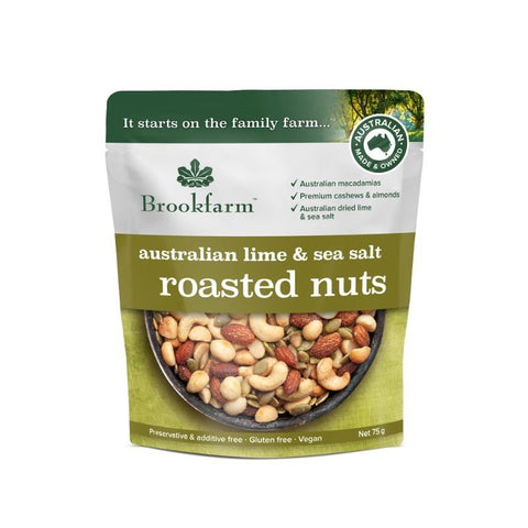 Brookfarm Australian Lime and Sea Salt Roasted Nuts | 75g