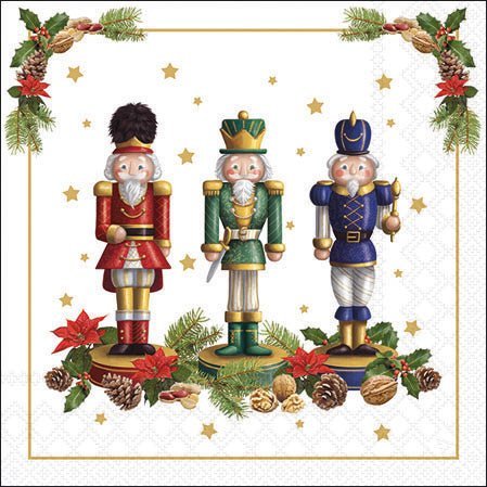 Bearded Nutcracker Luncheon Napkin - Paperi Supply Forum