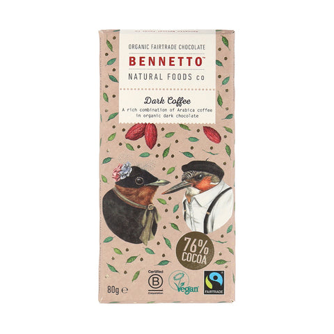 Bennetto Dark Chocolate with Coffee | 80g