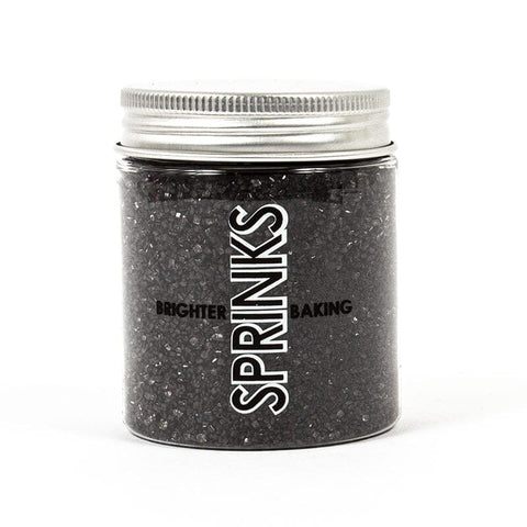 Black Sanding Sugar (85g)-Sprinks-iPantry-australia