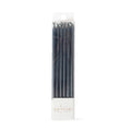 Black Tall Cake Candles 12cm (Pack Of 12)-Cake & Candle-iPantry-australia
