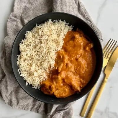 Butter Chicken with Rice 400g (EXP 15-05-24)-Restaurants/Meal Kits-Foxes Den-iPantry-australia