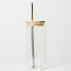 Carnaby 500ml Tumbler Glass/Wood 500ml-Sage and Copper-iPantry-australia