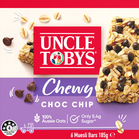 Uncle Toby’s Chewy Choc Lovers Muesli Bars Variety Pack 15 pack | 469g