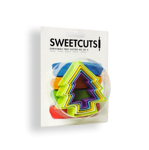 Christmas Tree Cutters (Set Of 5) - Sweetcuts-Sugar Crafty-iPantry-australia