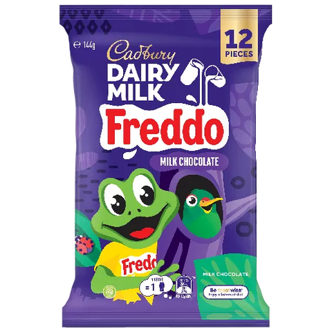 Cadbury  Dairy Milk Chocolate Freddo sharepack, 12 pack, 144g