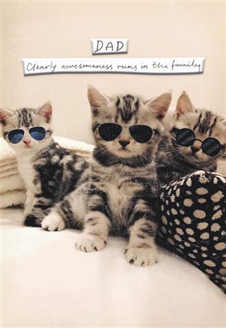 DAD 'clearly awesomeness runs in the family' - Hallmark