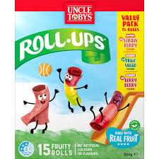 Uncle Toby’s Rollups Value pack, 15 pack