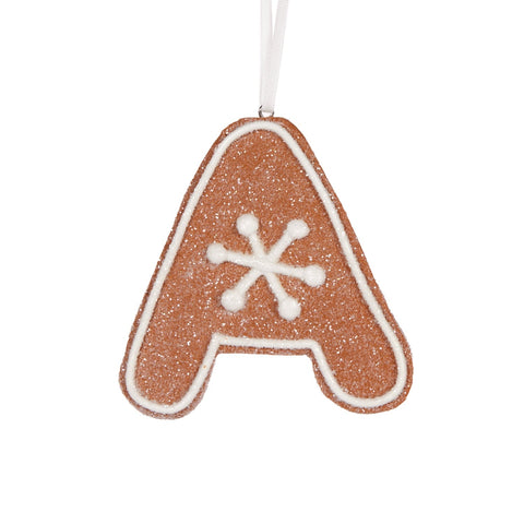 Gingerbread Alphabet - Letter A - Holly And Ivy
