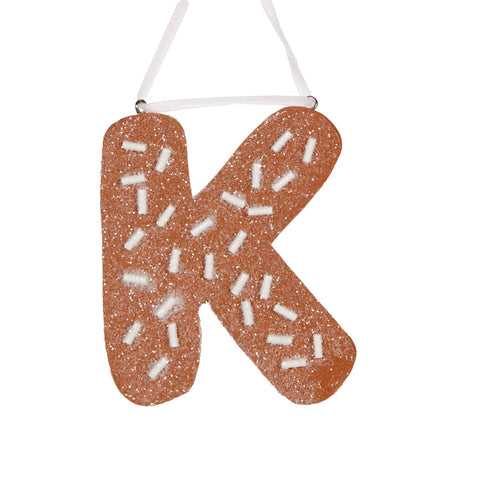Gingerbread Alphabet - Letter K - Holly And Ivy