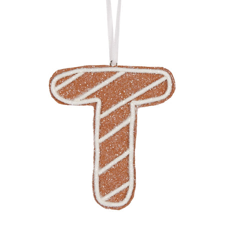 Gingerbread Alphabet - Letter T - Holly And Ivy