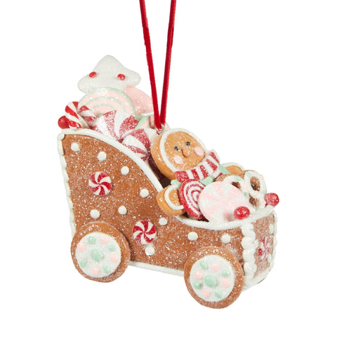 Gingerbread Man Car Hanging - Holly And Ivy
