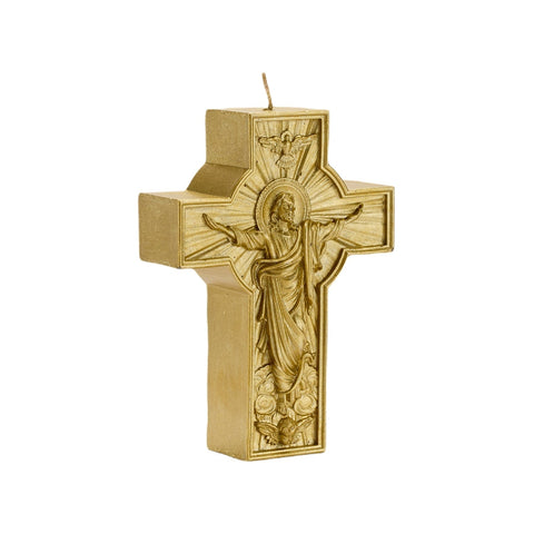 Gold Cross Candle - Love Ally