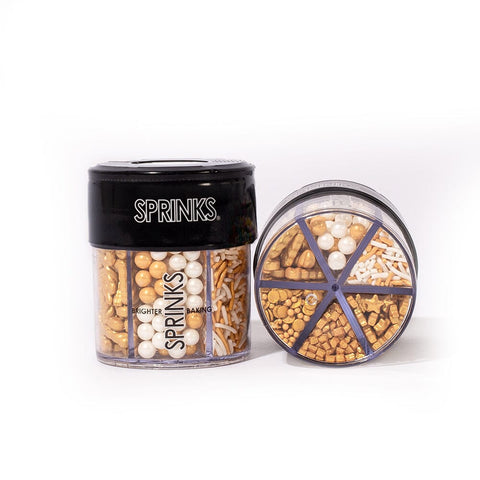 Gold Dreams 6 Cell Sprinkles (85g)-Sprinks-iPantry-australia