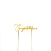 Gold Metal Cake Topper - Congratulations-Cake & Candle-iPantry-australia