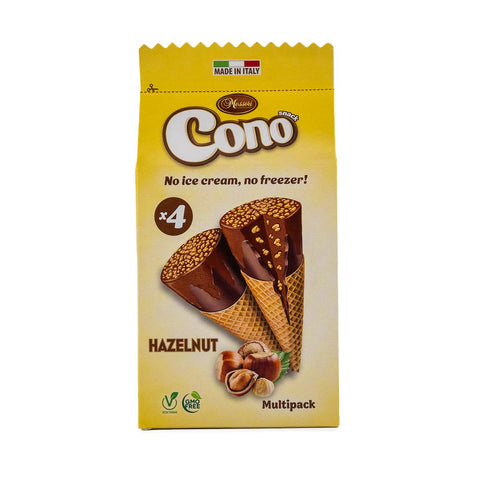 Hazelnut Cono Snack Box 4 x 25g - Messori