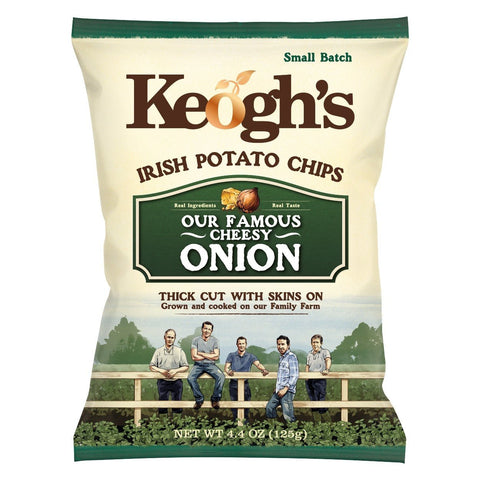 Keogh's Irish Potato chips - Cheesy Onion - Keoghs