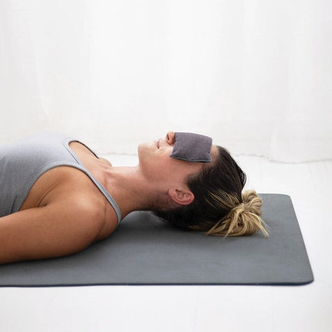 Luxe Linen Weighted Eye Pillow Revive Charcoal-Tonic-iPantry-australia