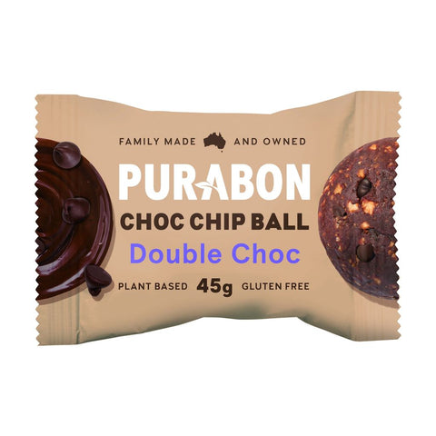 Purabon Choc Chip Ball Double Choc | 45g