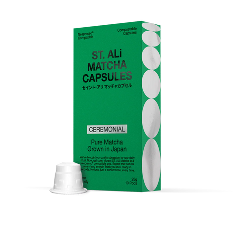 ST. ALi Ceremonial Grade Matcha Capsules | 10 Pack