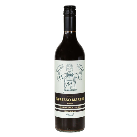 Mr. Consistent Espresso Martini Mix 750ml - (EXP 30/04/2024)-Alcohol-Mr. Consistent-iPantry-australia