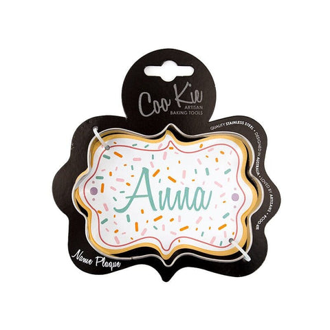 Name Plaque Cookie Cutter-COO KIE-iPantry-australia
