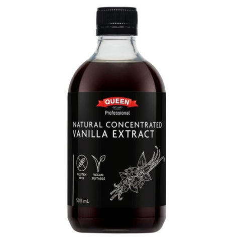 Natural Concentrated Vanilla Extract 500ml - Queen