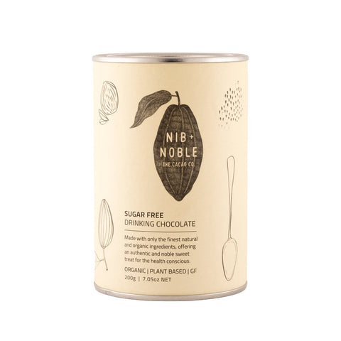 Organic Drinking Chocolate - Sugar Free - Nib & Noble