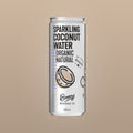 Organic Natural Sparkling Coconut Water - Box Of 12 - Bonsoy