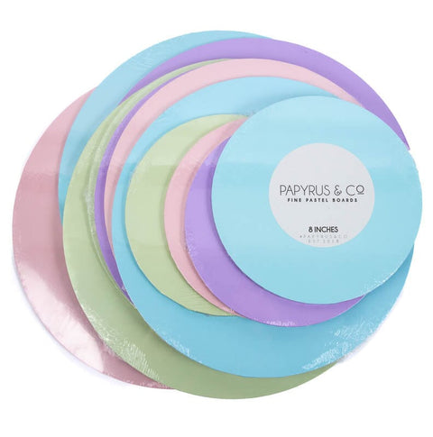 Pastel Pink 10" Round Masonite Cake Board-PAPYRUS-iPantry-australia