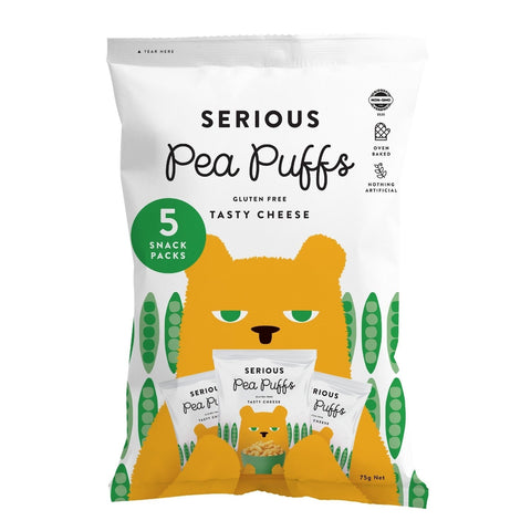 Pea Puffs Tasty Cheese Multipack - Serious Food Co.