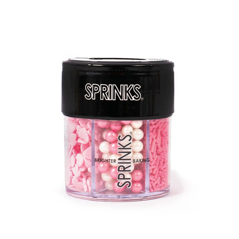 Pink Charm 6 Cell Sprinkles (85g)-Sprinks-iPantry-australia
