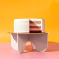 Plateau Gateau 3-Piece Cake Stand (Silver / White)-Cake & Candle-iPantry-australia