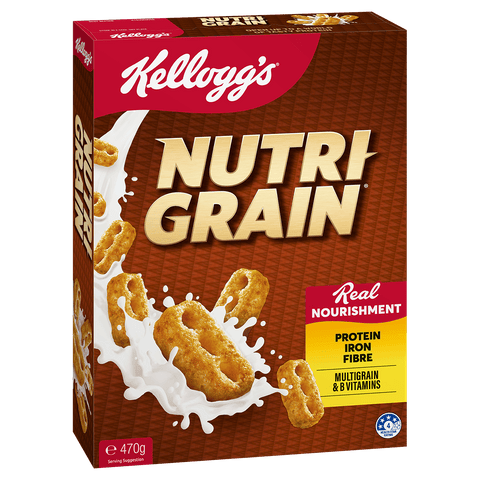 Kellogg's Nutri Grain Protein Breakfast Cereal 470g