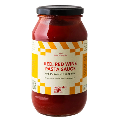 Red, Red Wine Pasta Sauce 500ml - Saturday Night Pasta