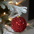 RED STARS BAUBLE - Holly And Ivy