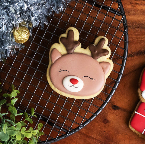 Reindeer Vanilla Cookie - Hey There Cookie! by Cake in the Afternoon