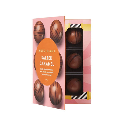 Salted Caramel Marbles 54g - (exp. 11/04/2024)-Indulgence-Koko Black-iPantry-australia