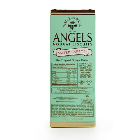 Walters Angels Nougat Biscuits Salted Caramel | 150g