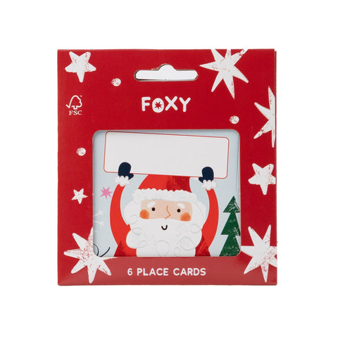 Santa Place Cards Pack of 6 - Paperi Supply Forum