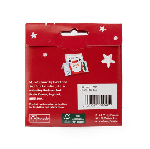 Santa Place Cards Pack of 6 - Paperi Supply Forum
