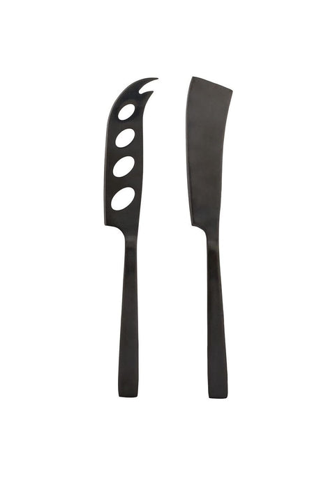 Satin Black 2 Piece Cheese Set-GABEL & TELLER-iPantry-australia