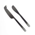 Satin Black Cheese Set 2pc-GABEL & TELLER-iPantry-australia