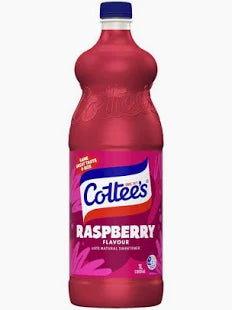 Cottee's Raspberry Cordial Bottle Raspberry 1L