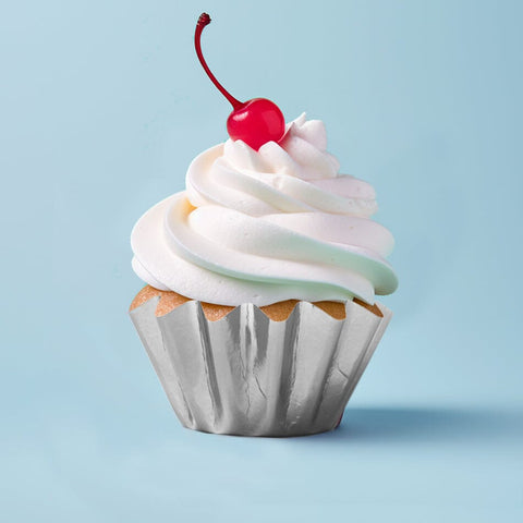 Silver Bloom Baking Cups (24 Pack)-PAPYRUS-iPantry-australia