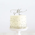 Silver Metal Cake Topper - Mum-Cake & Candle-iPantry-australia