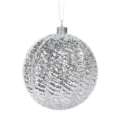 SILVER RIDGES BAUBLE - Holly And Ivy