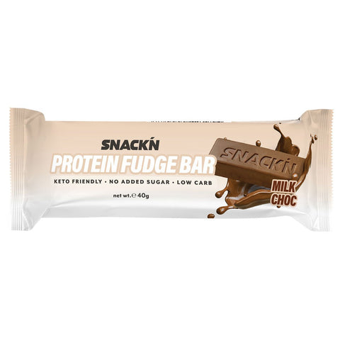 Snack'n Protein Bars - Fudge 40g - Milk Choc - Snack'n