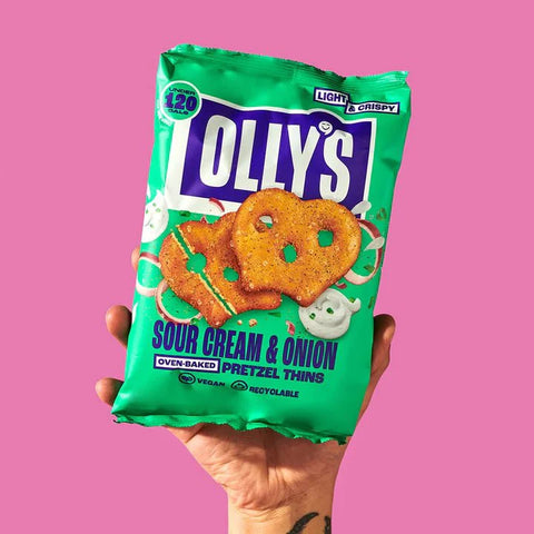 Sour Cream & Onion Pretzel Thins - Olly's